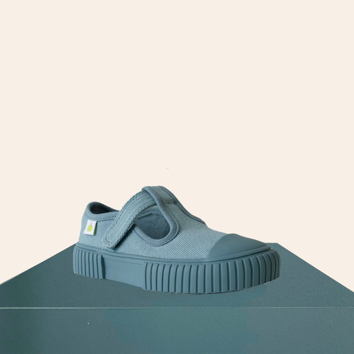 Organic Cotton Mary Jane - Blue