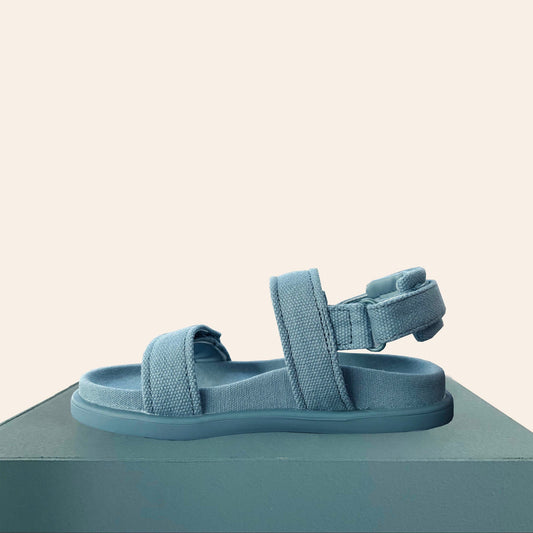 Organic Cotton Sandal - Blue