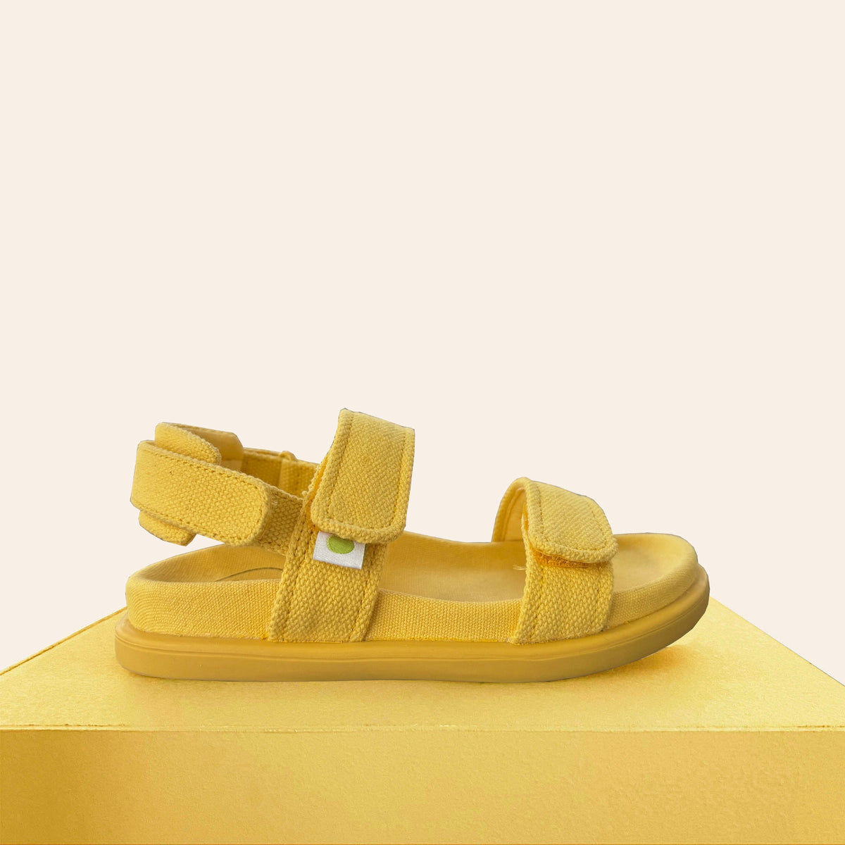 Organic Cotton Sandal - Yellow