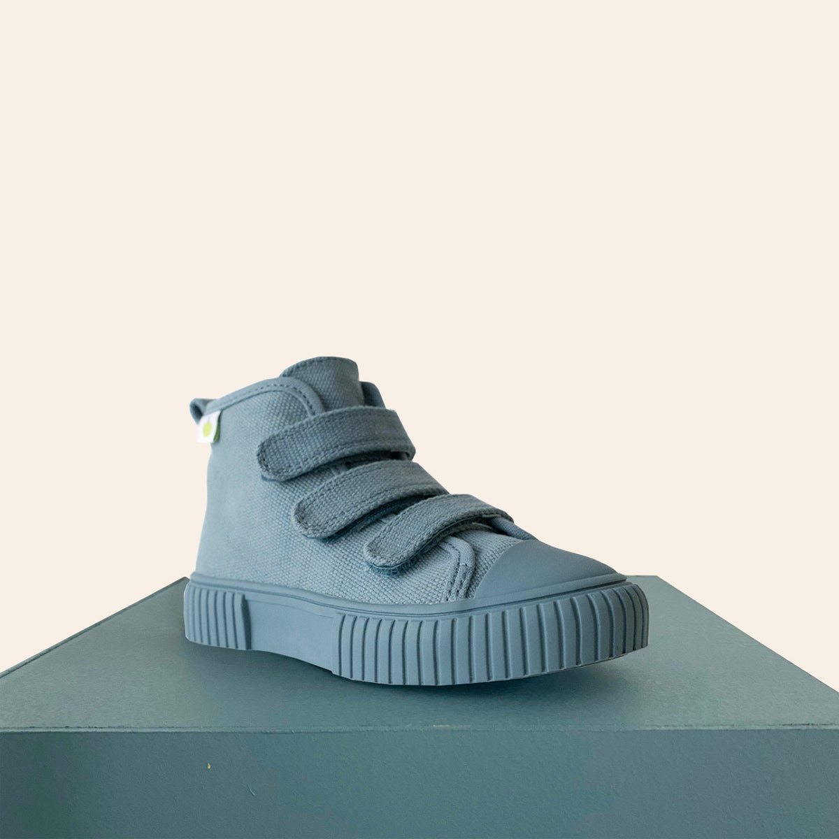 Organic Cotton High Top Sneaker - Blue
