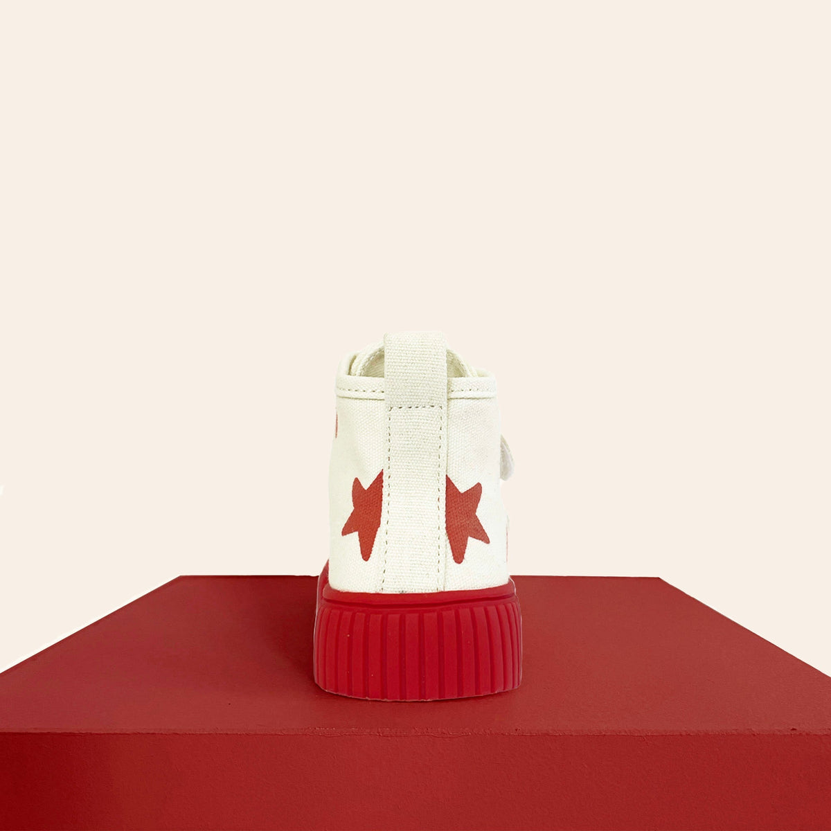 By Billie X Piccolini High Top Sneaker - Red Star