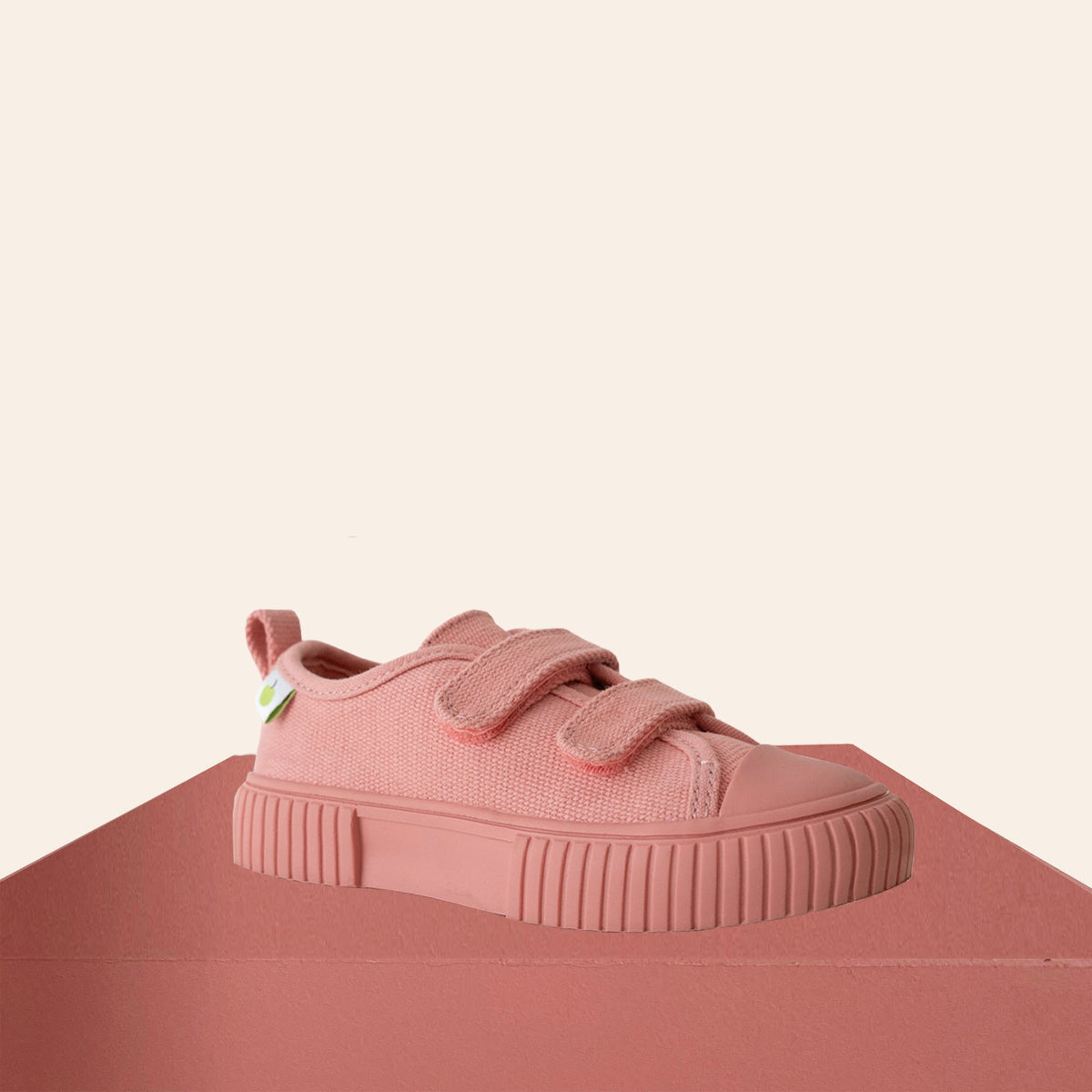 Organic Cotton Low Top Sneaker - Pink