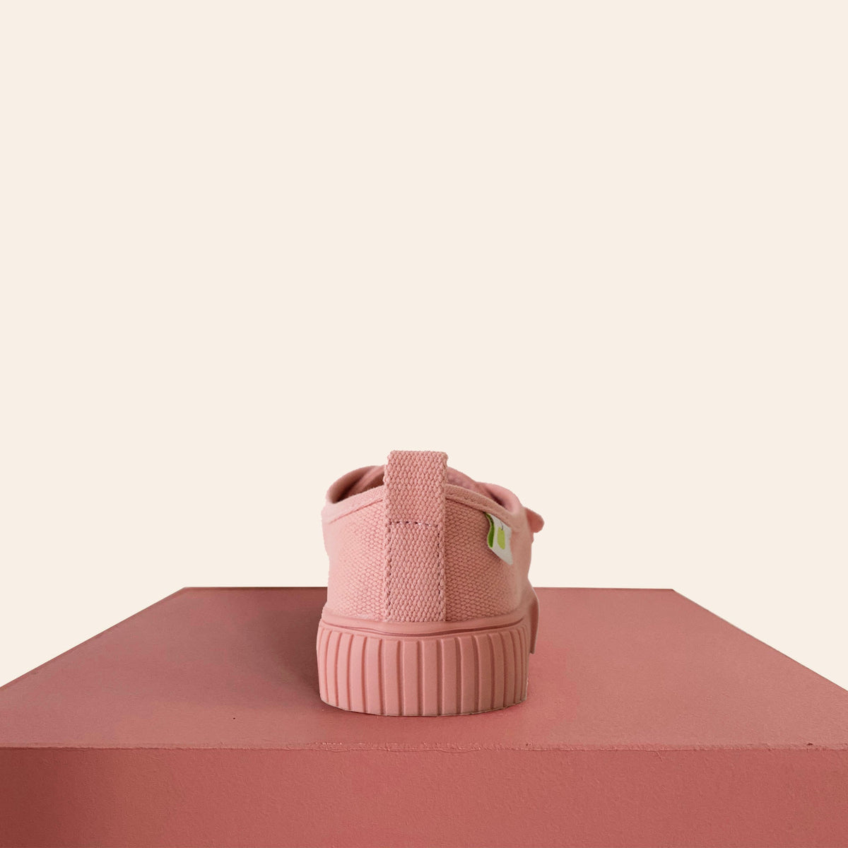 Organic Cotton Low Top Sneaker - Pink