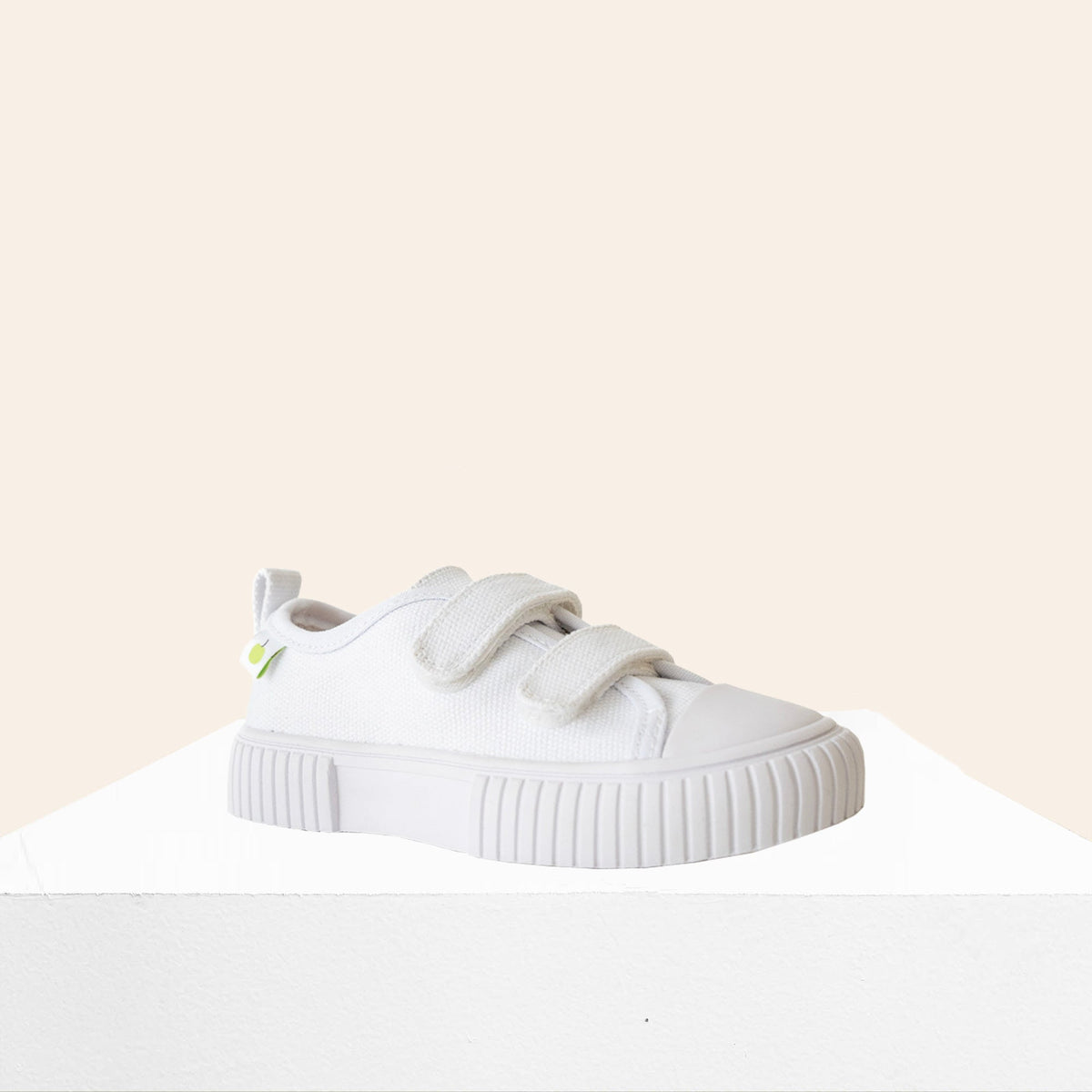 Organic Cotton Low Top Sneaker - White