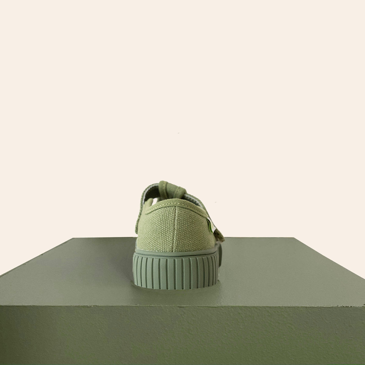 Organic Cotton Mary Jane - Khaki