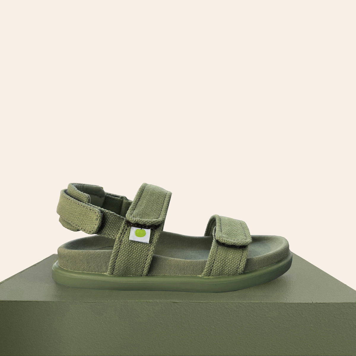 Organic Cotton Sandal - Khaki